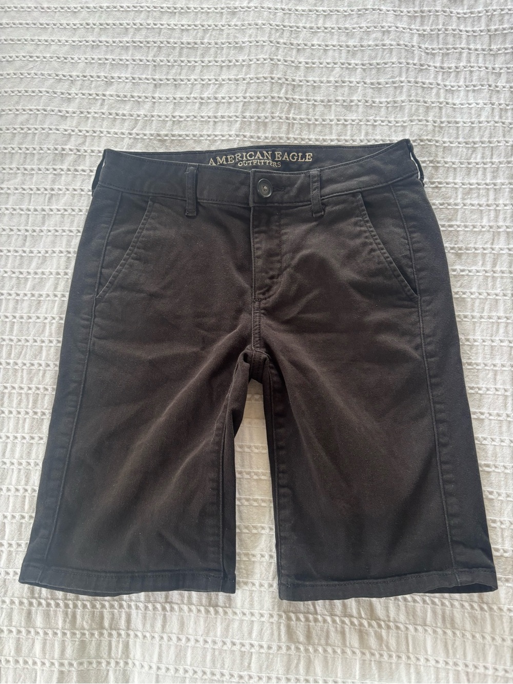 American Eagle Outfitters Women’s Black Skinny Bermuda Shorts XS